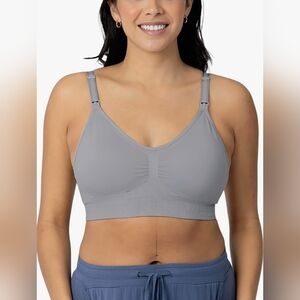 SOFTEST Most VERSATILE Kindred Bravely Everyday Bra; Medium Support; XL; Grey